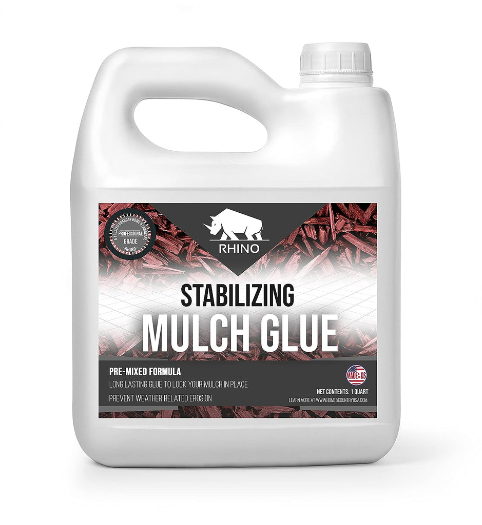 Rhino Stabilizing Mulch Glue - Mulch Glue Binder, Rock Glue for Landsc –  Peach Country Tractor
