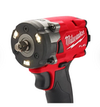 Milwaukee M18 FUEL™ 3/8"" Compact Impact Wrench w/ Friction Ring Bare Tool, Part# 2854-20