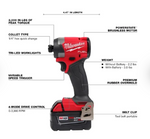 Milwaukee M18 FUEL™ 1/4" Hex Impact Driver Kit, Part # 2953-22