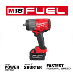 Milwaukee M18 FUEL™ 1/2" High Torque Impact wrench w/ Friction Ring Kit, Part # 2967-22