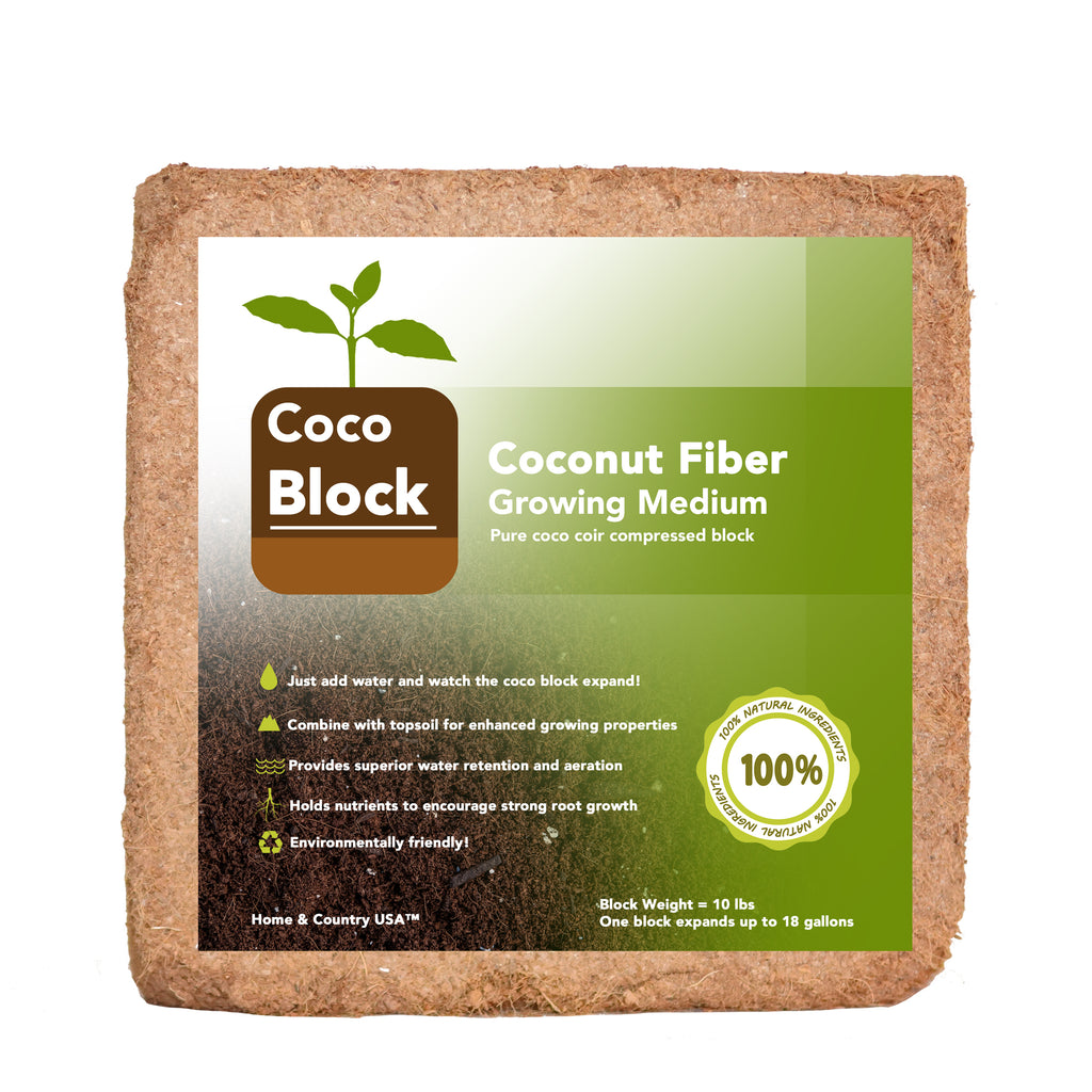 Organic Coco Coir Bricks Soil Blocks Organic Compressed Coconut